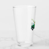 St Patricks Day Irish Leprechaun Funny Beer Pint Glas (Rechts)
