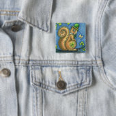 ST. PATRICK'S DAY IRISH LEPRECHAUN SQUIRREL, Lucky Button (Beispiel)