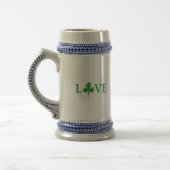 St. Patrick's Day Irish Liebe Green Clover Kleebla Bierglas (Links)