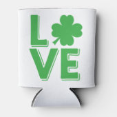 St. Patrick's Day Irish Liebe Green Kleeblatt Dosenkühler (Vorderseite)
