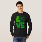 St Patrick's Day Irish love shamrock T-Shirt (Vorne ganz)