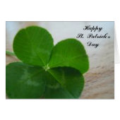 ST. PATRICK'S DAY IRISH LUCK Karte (Vorderseite (Horizontal))