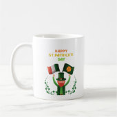 St. Patricks Day Irish- Lucky Irish Kleeblatt Kaffeetasse (Links)