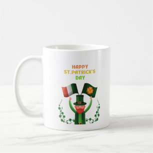 St. Patricks Day Irish- Lucky Irish Kleeblatt Kaffeetasse