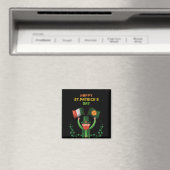 St. Patricks Day Irish- Lucky Irish Kleeblatt Magnet (In Situ (Geschirrspüler))