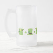 St Patricks Day Irish NAME Kleeblatt Green Hats Fu Mattglas Bierglas (Links)