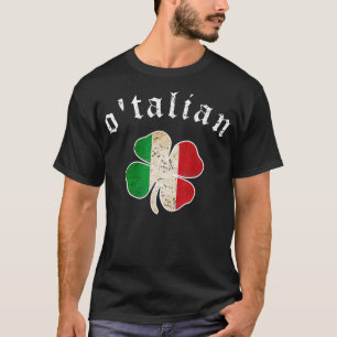 St Patricks Day Irish Otalian Italien Kleeblatt T-Shirt
