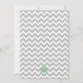 St Patrick's Day IRISH Paare Babydusche lädt ein Einladung (Rückseite)