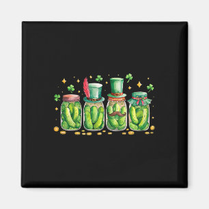 St. Patrick's Day Irish Pickle Jar Pickle Liebhabe Magnet