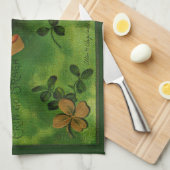 St. Patrick's Day Irish Pipe Küchentuch (Viertel Falte)