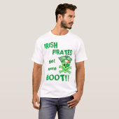 St. Patrick's Day Irish Pirate T - Shirt (Vorne ganz)