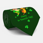 St. Patrick's Day Irish Pride Krawatte (Gerollt)