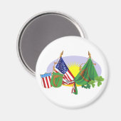 St. Patrick's Day Irish Pride Magnet (Vorderseite/Rückseite)