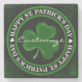 St. Patrick's Day Irish Pride Steinuntersetzer (Vorderseite)