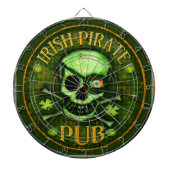 St Patrick's Day Irish ProfiledInk Dart Board Dartscheibe (vorne)