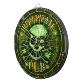 St Patrick's Day Irish ProfiledInk Dart Board Dartscheibe (Vorderseite rechts)