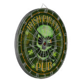 St Patrick's Day Irish ProfiledInk Dart Board Dartscheibe (Vorderseite Links)