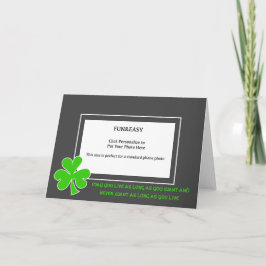 St.Patricks Day Irish Proverb Foto Karte