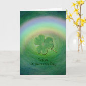 St. Patrick's Day - Irish Sessing - Clover Karte (Gelbe Blume)