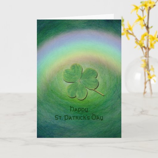 St. Patrick's Day - Irish Sessing - Clover Karte (Gelbe Blume)