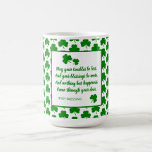 St. Patrick's Day Irish Sessing Green Kleeblatt