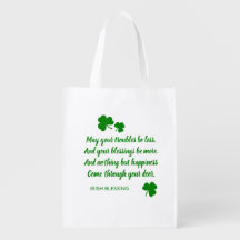 St. Patrick's Day Irish Sessing Green Kleeblatt