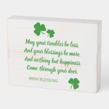 St. Patrick's Day Irish Sessing Green Kleeblatts