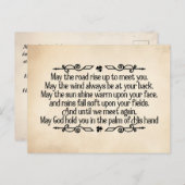 St. Patrick's Day Irish Sessing Mai the Road Postkarte (Vorne/Hinten)