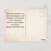 St. Patrick's Day Irish Sessing Mai the Road Postkarte (Rückseite)