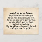 St. Patrick's Day Irish Sessing Mai the Road Postkarte (Vorderseite)