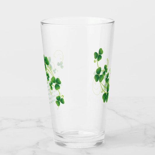 St. Patrick's Day Irish Sessing Pint Glass Glas (Links)