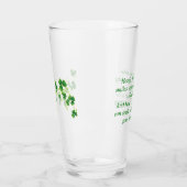 St. Patrick's Day Irish Sessing Pint Glass Glas (Links)