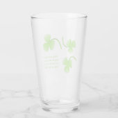 St. Patrick's Day Irish Sessing Pint Glass Glas (Rückseite)