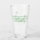 St. Patrick's Day Irish Sessing Pint Glass Glas (Rückseite)