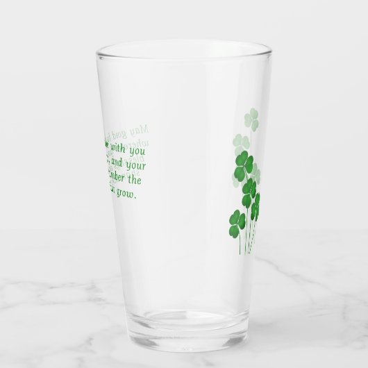 St. Patrick's Day Irish Sessing Pint Glass Glas (Rechts)