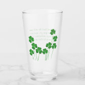 St. Patrick's Day Irish Sessing Pint Glass Glas (Vorderseite)