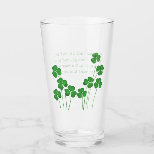 St. Patrick's Day Irish Sessing Pint Glass Glas (Vorderseite)