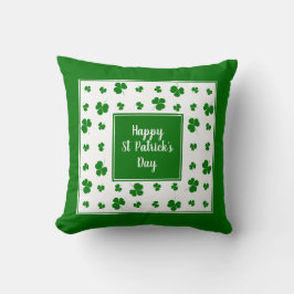 St Patrick's Day Irish Sessings Kleeblatt Pattern Kissen
