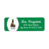 St. Patrick's Day Irish Setter Dog (rot 1) Funny (Vorne)