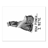 St. Patrick's Day Irish Setter Dog (rot 1) Funny Gummistempel (Prägung)