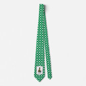 St. Patrick's Day Irish Setter Dog (rot 1) Funny Krawatte (Vorderseite)