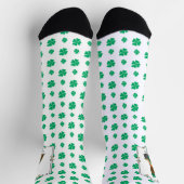St. Patrick's Day Irish Setter Dog (rot 1) Funny Socken (Oben)