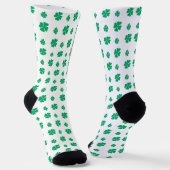 St. Patrick's Day Irish Setter Dog (rot 1) Funny Socken (Gewinkelt)