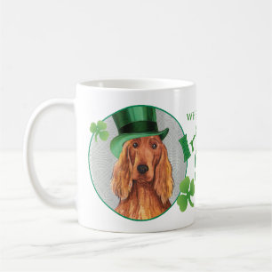 St. Patrick's Day Irish Setter Kaffeetasse