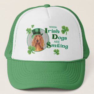 St. Patrick's Day Irish Setter Truckerkappe