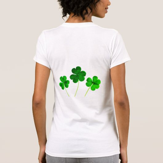 St Patrick's Day Irish Shamrock Clover Cute 2020 T-Shirt (Rückseite)
