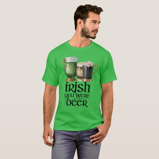 St. Patrick's Day Irish Sie waren Bier T-Shirt (Vorne ganz)