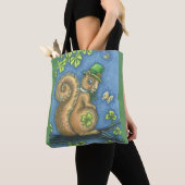 ST. PATRICK'S DAY IRISH SQUIRREL TOTE BAG TASCHE (Von Nahem)