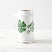 St. Patrick's Day Irish Stud Bierglas (Vorderseite Links)
