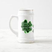 St. Patrick's Day Irish Stud Bierglas (Links)